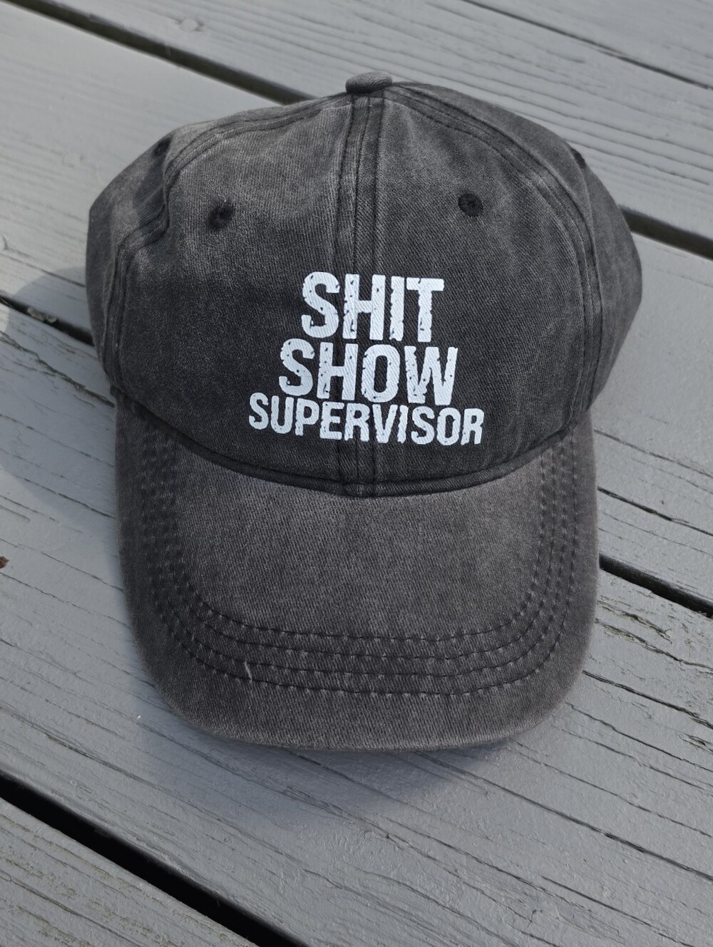 ShitShow Supervisor Unisex Humor Funny Cap Men Women Adjustable Hat